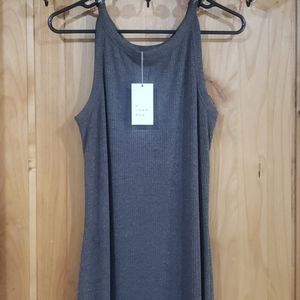 NWT! A NEW DAY Grey maxi high neck sweater dress